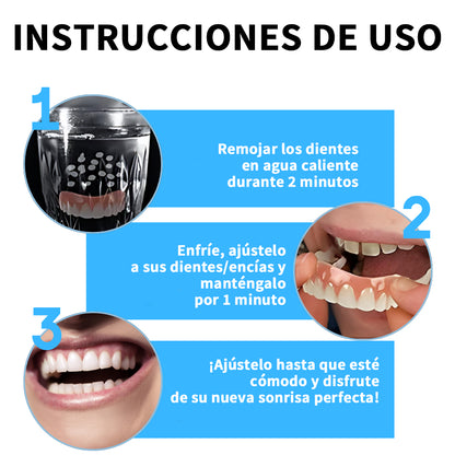 𝐁𝐢𝐤𝐞𝐧𝐝𝐚™💡 Juego de prótesis dentales de silicona reconstituible (🦷Descuento por tiempo limitado. Últimos 30 minutos🦷)