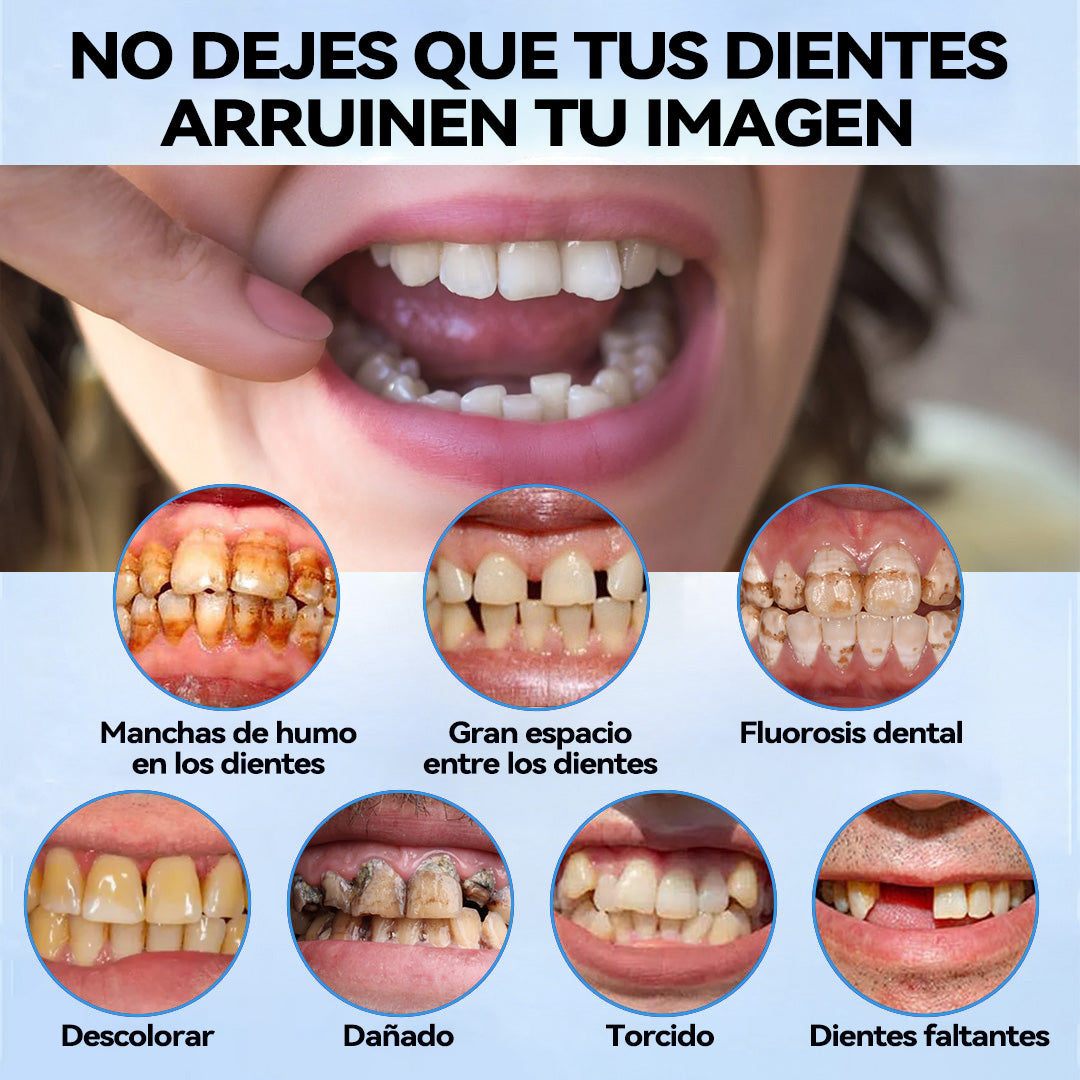 𝐁𝐢𝐤𝐞𝐧𝐝𝐚™💡 Juego de prótesis dentales de silicona reconstituible (🦷Descuento por tiempo limitado. Últimos 30 minutos🦷)