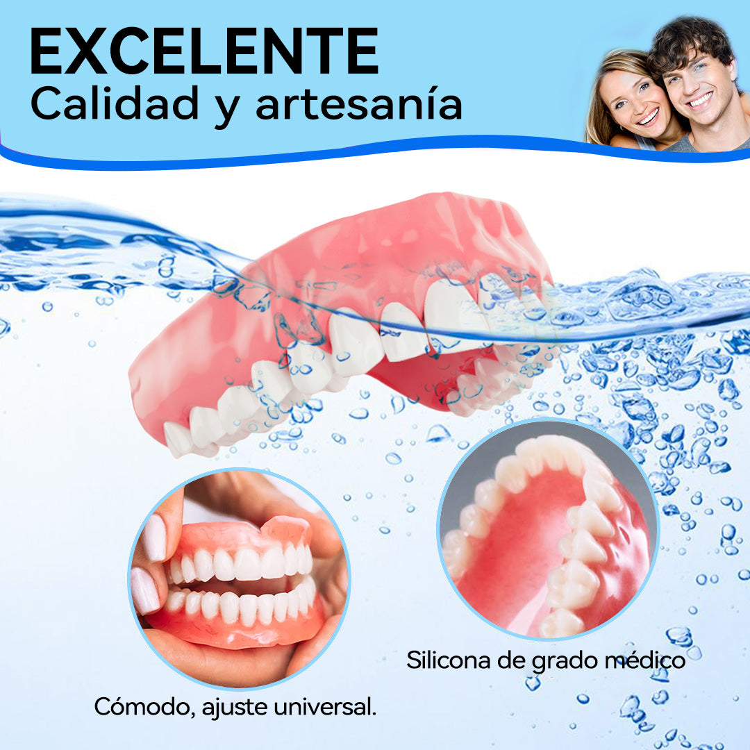 𝐁𝐢𝐤𝐞𝐧𝐝𝐚™💡 Juego de prótesis dentales de silicona reconstituible (🦷Descuento por tiempo limitado. Últimos 30 minutos🦷)